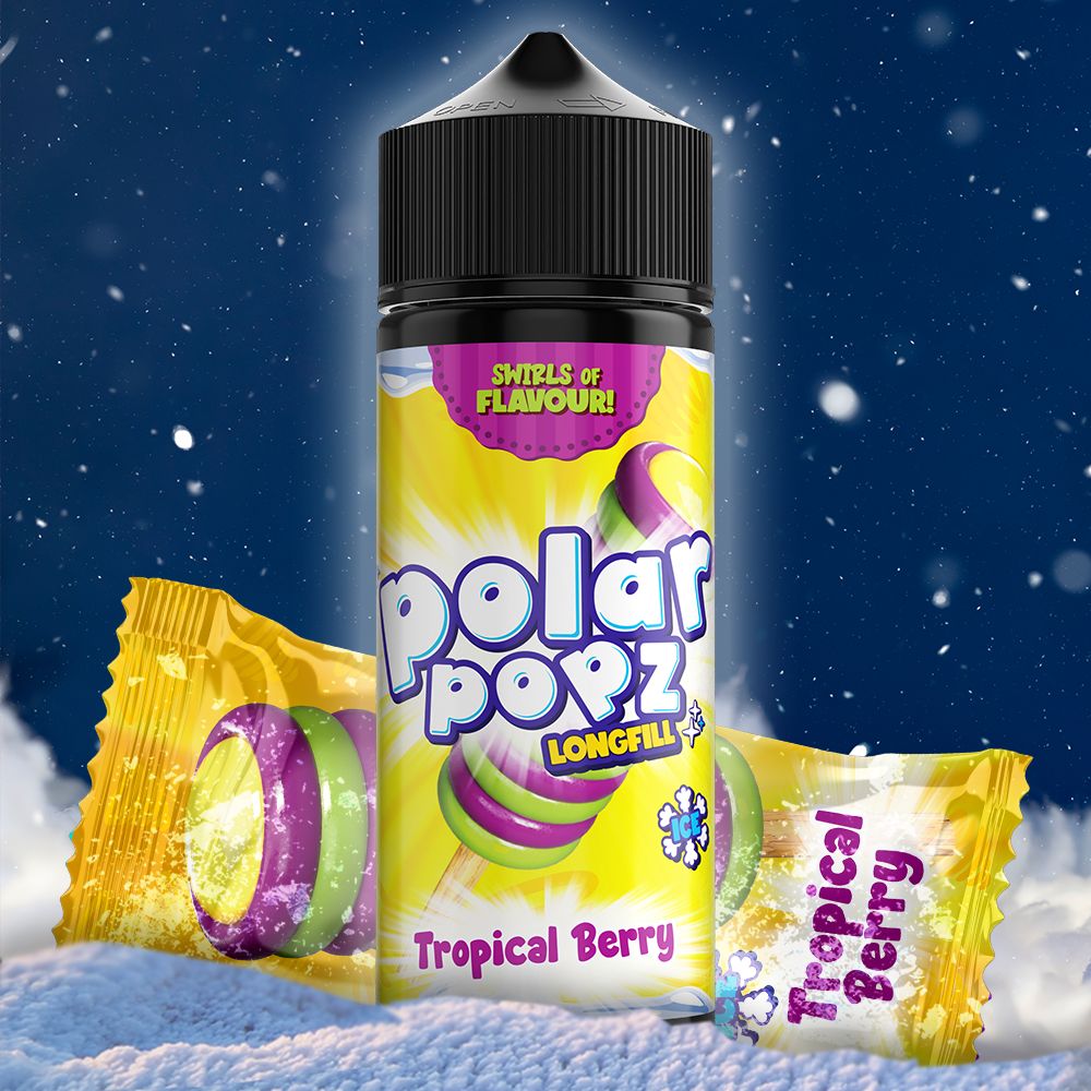 Polar Popz - Nic Salts - Tropical Berry Ice - 60ML 