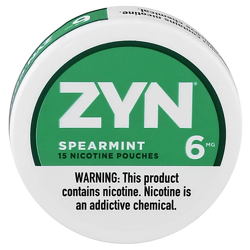 Zyn - Snuss - Mini Nicotine Pouches - Spearmint - Strong - 6 MG