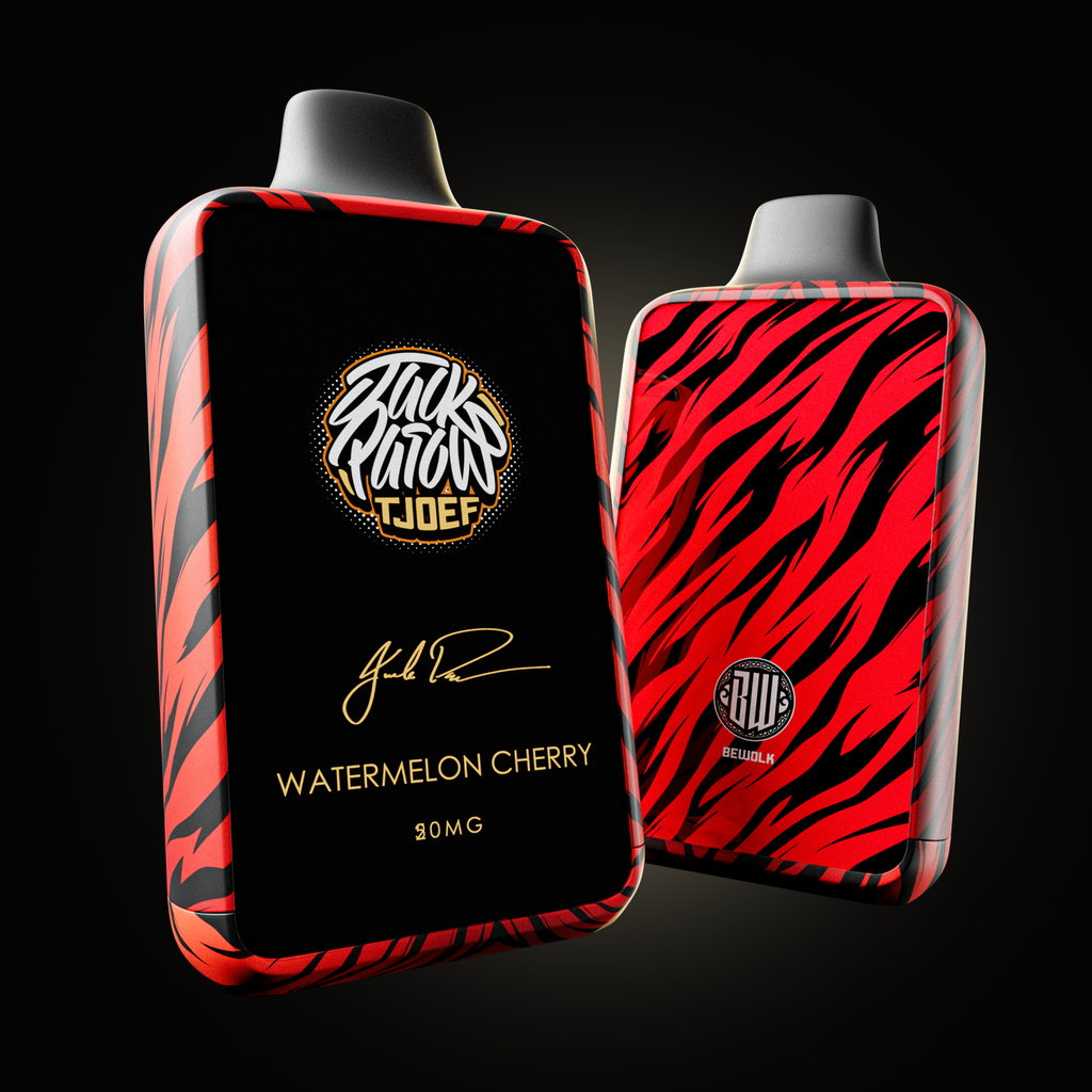 Jack Parrow - Red Tiger - Watermelon Cherry -10 000 Puffs 5%  