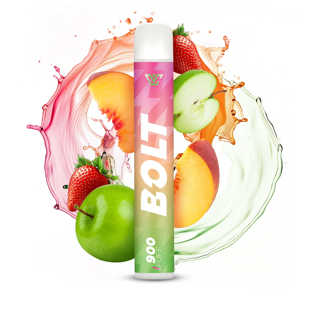 Bolt - Strawberry Peach apple - 900 Puffs 50MG