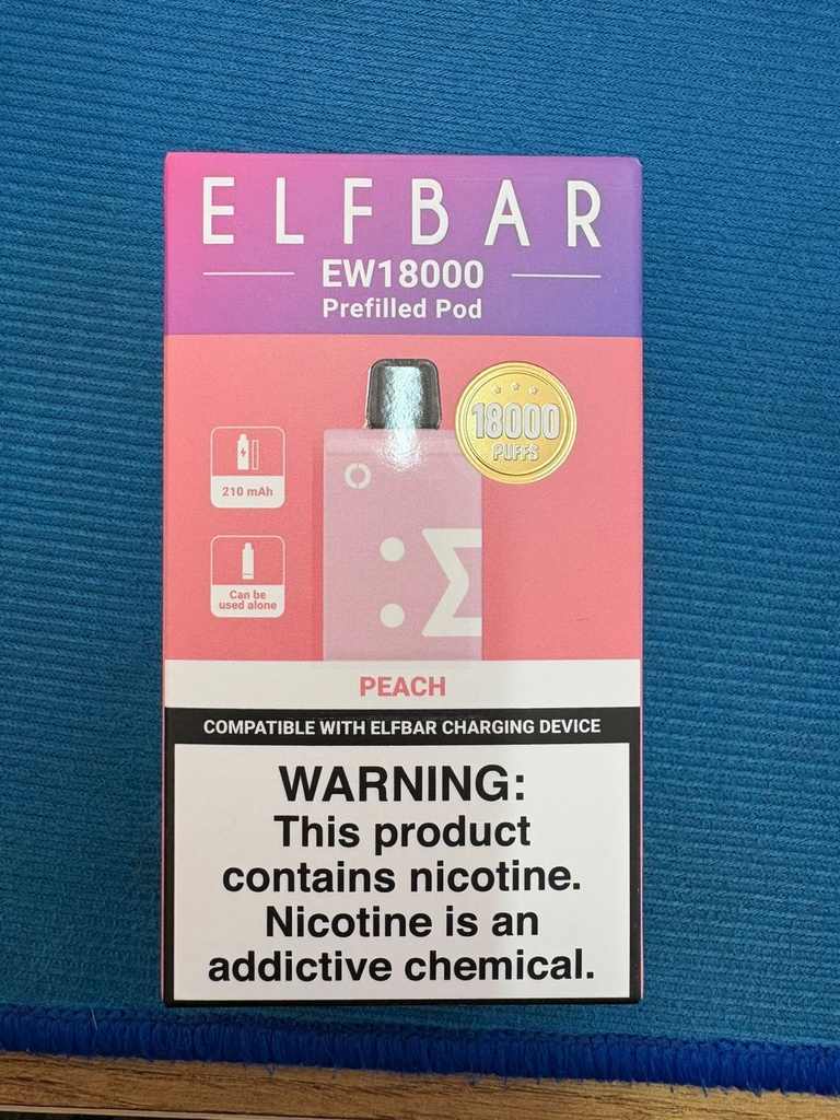 Elf Bar - EW18000 - Cartridge - Peach 5%   