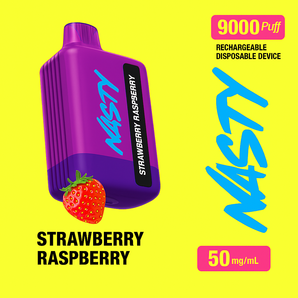 Nasty - Strawberry Raspberry - 9000 Puffs - 5%