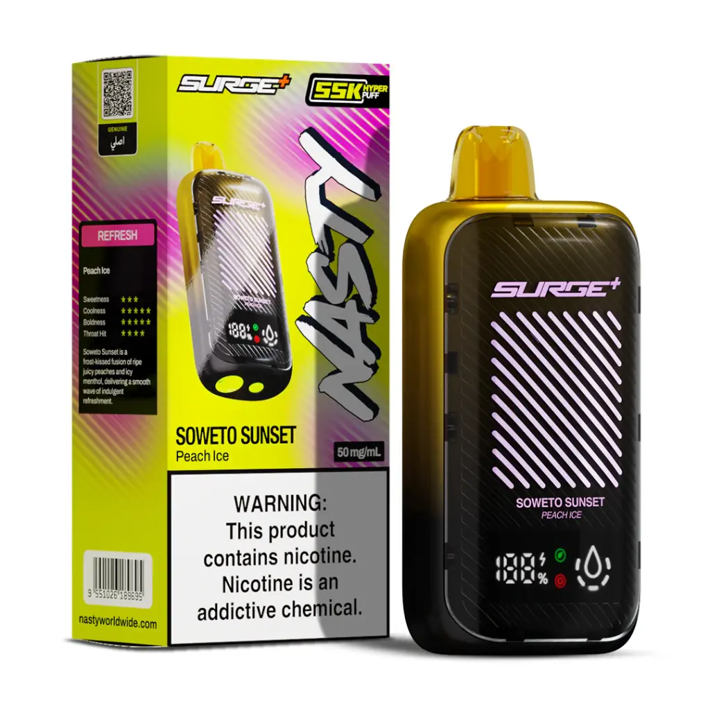 Nasty - Surge - Peach Ice - 55000 Puffs - 5%