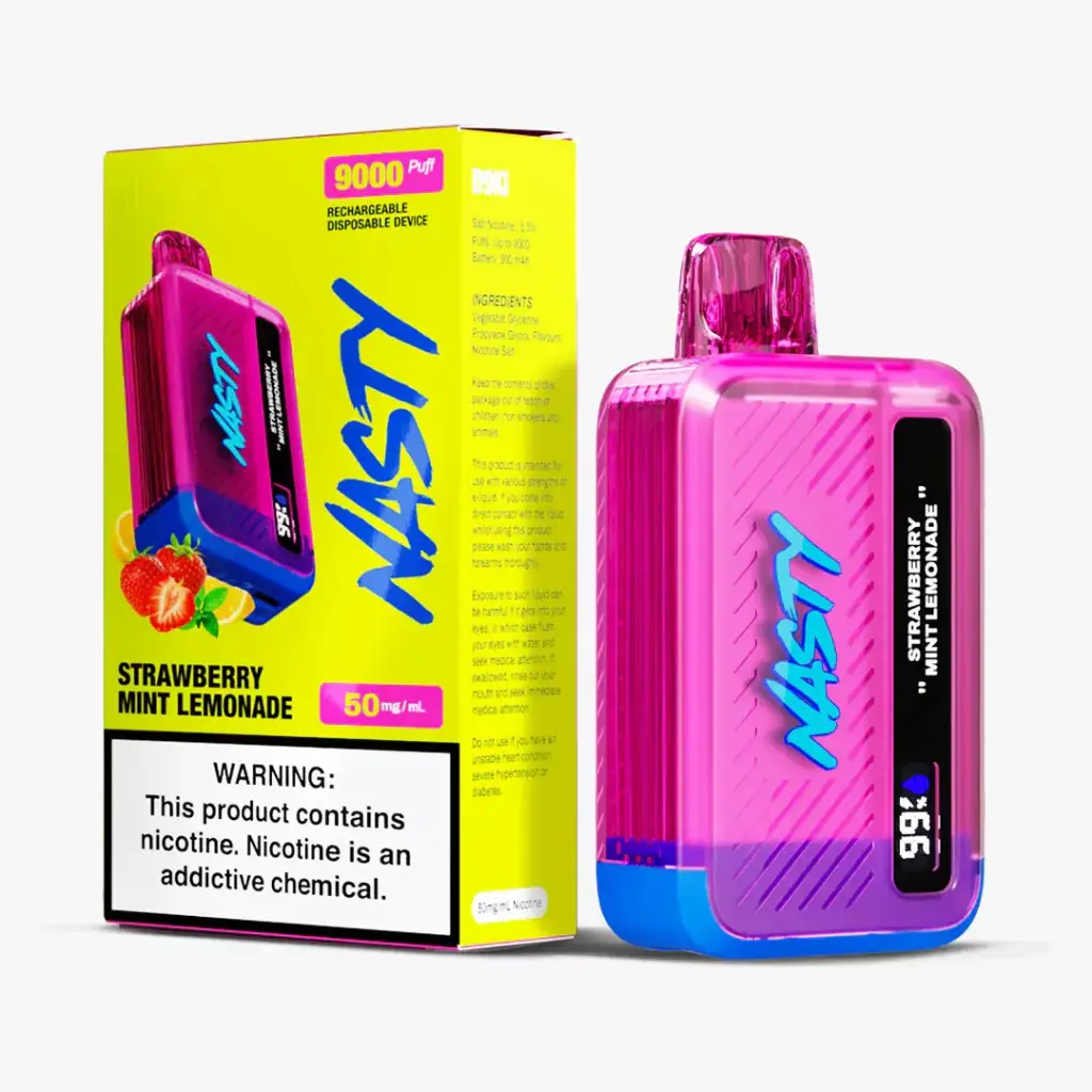 Nasty - Strawberry Mint lemonade - 9000 Puffs - 5% 