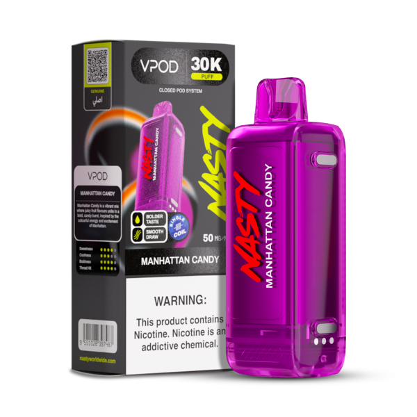 Nasty - Versa - Manhattan Candy - Cartridge - 30000 Puffs - 5%