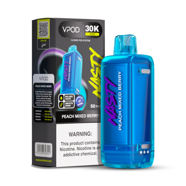 Nasty - Versa - Peach Mixed Berry - Cartridge - 30000 Puffs - 5% 