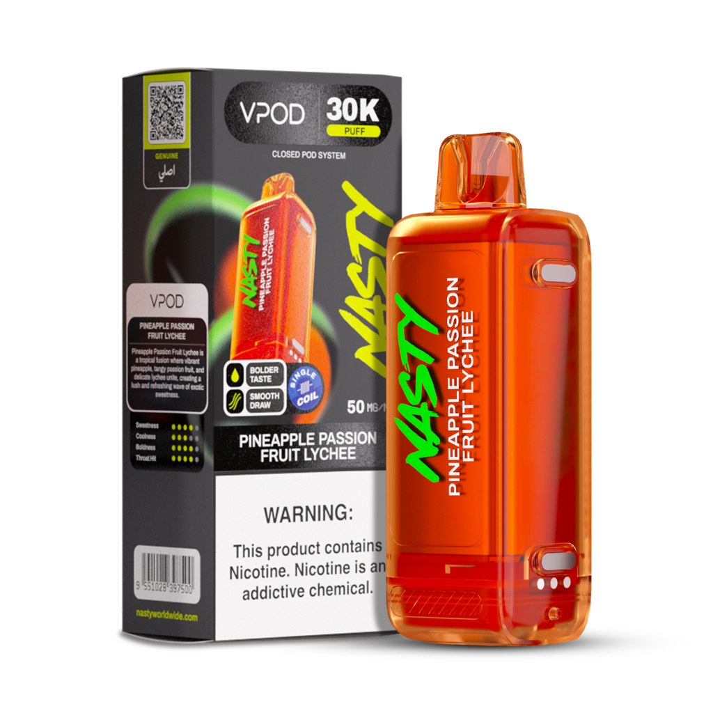 Nasty - Versa - Pineapple Passion Lychee - Cartridge - 30000 Puffs - 5% 