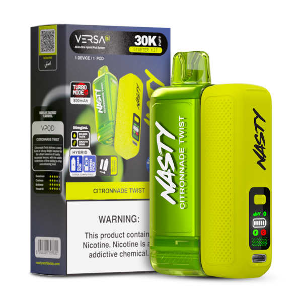 Nasty - Versa - Citronade Twist Ice - Cartridge - 30000 Puffs - 5% 