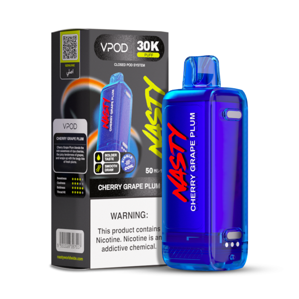 Nasty - Versa - Cherry Grape Plum - Cartridge - 30000 Puffs - 5%  