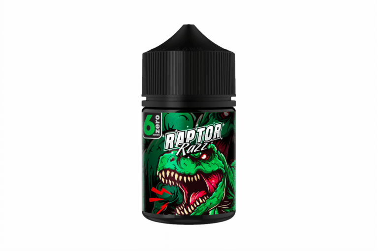 6Zero - Raptor Razz - Blueberry Cotton Candy - 60ML 