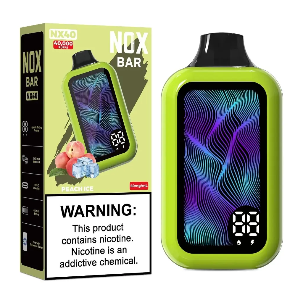 Nox Bar - Peach Ice - 40 000 Puffs - 5%   