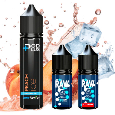 Pod Plus - Nic Salts - Peach ice - 60ML 