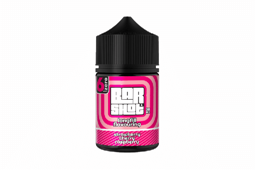 6Zero - Bar Shot - Strawberry Cherry Raspberry - 60ML 