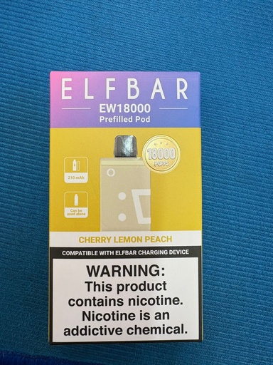 Elf Bar - EW18000 - Cartridge - Cherry Peach Lemon 5%