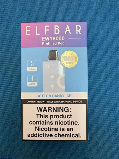 Elf Bar - EW18000 - Cartridge - Cotton Candy 5% 