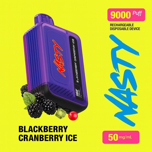 Nasty - Blackberry Cranberry - 9000 Puffs - 5% 
