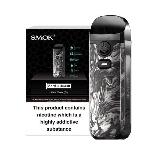 Smok - Nord 4 - Pod System -  Fluid Black Grey 
