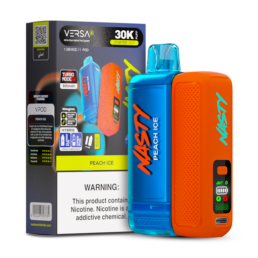 Nasty - Versa - Peach Ice - Cartridge - 30000 Puffs - 5%  