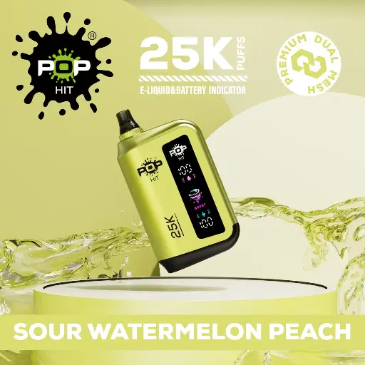 Pop Hit - Lemon Heads - 25000 Puffs - 5%  