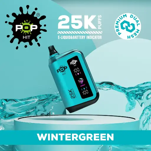 Pop Hit - Wintergreen - 25000 Puffs - 5%  