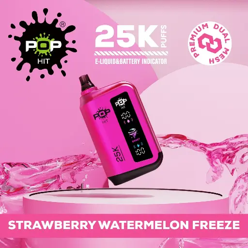 Pop Hit - Strawberry Watermelon Freeze - 25000 Puffs - 5%