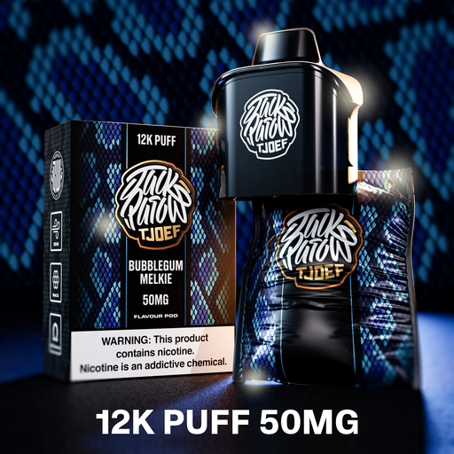 Jack Parrow - Cartridge - Bubblegum Melkie -12 000 Puffs 5%
