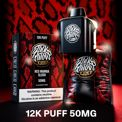 Jack Parrow - Cartridge - Red Mamba Slush -12 000 Puffs 5%