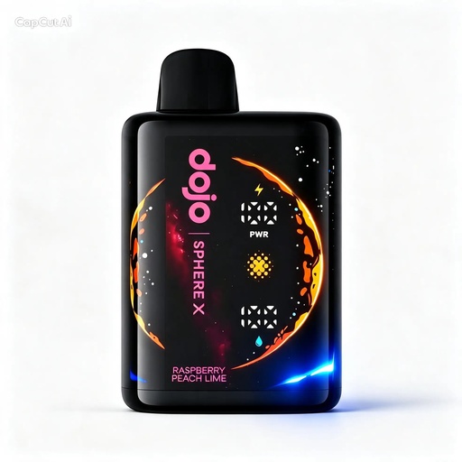 Dojo - Raspberry Peach Lime - 40 000 Puffs - 5%